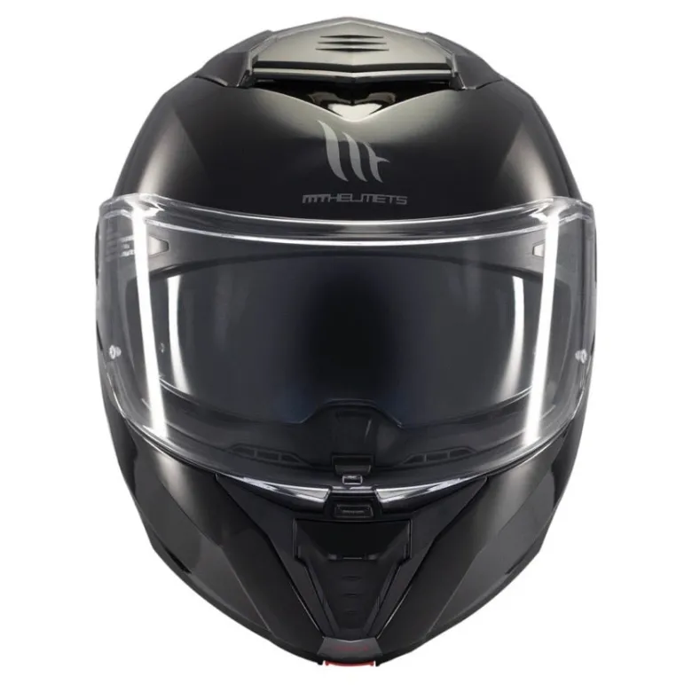 Kask szczękowy MT ATOM 2 SV SOLID GLOSS BLACK czarny