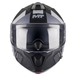 Kask szczękowy MT GENESIS R SV LANCER B12 MATT czarny szary biały