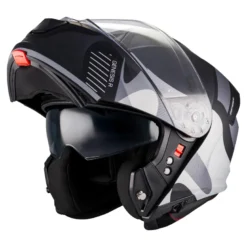 Kask szczękowy MT GENESIS R SV LANCER B12 MATT czarny szary biały