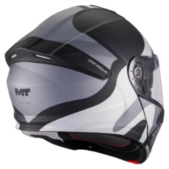 Kask szczękowy MT GENESIS R SV LANCER B12 MATT czarny szary biały