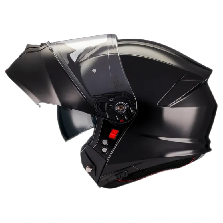 Kask szczękowy MT GENESIS SV PURE BLACK czarny