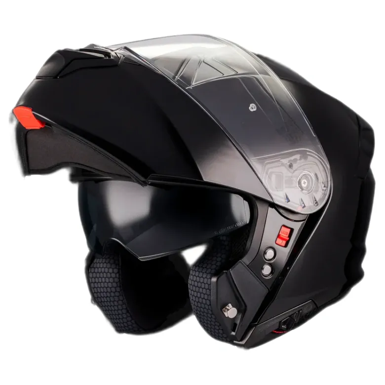 Kask szczękowy MT GENESIS SV PURE BLACK czarny