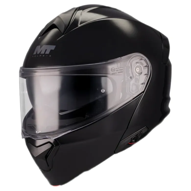 Kask szczękowy MT GENESIS SV PURE BLACK czarny
