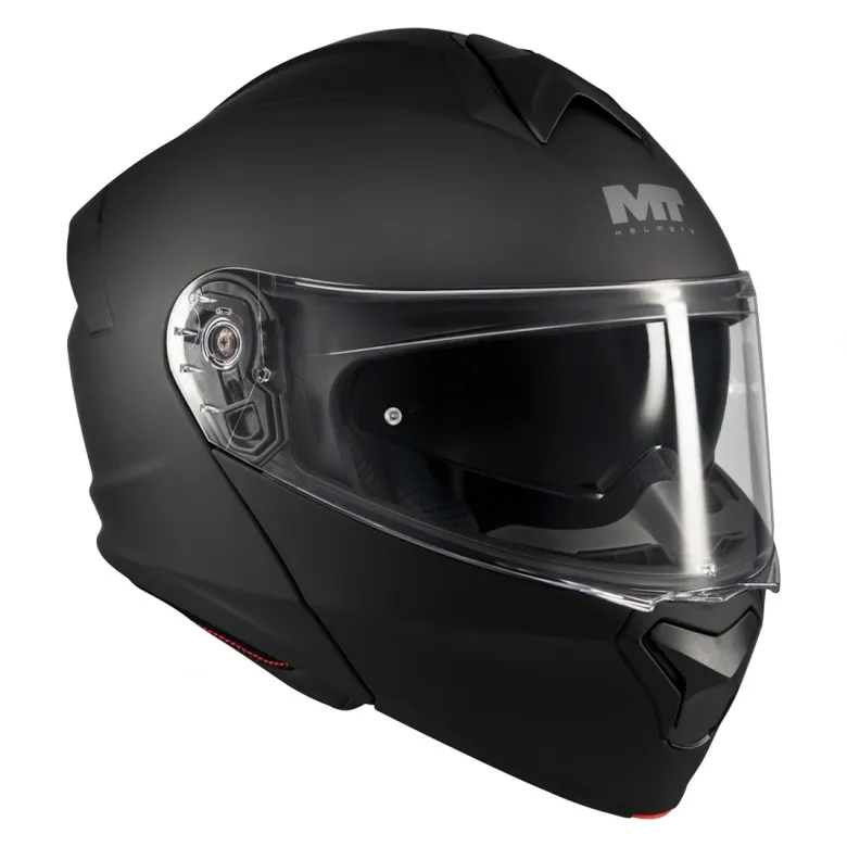 Kask szczękowy MT GENESIS SV PURE MATT BLACK czarny mat
