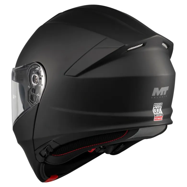 Kask szczękowy MT GENESIS SV PURE MATT BLACK czarny mat