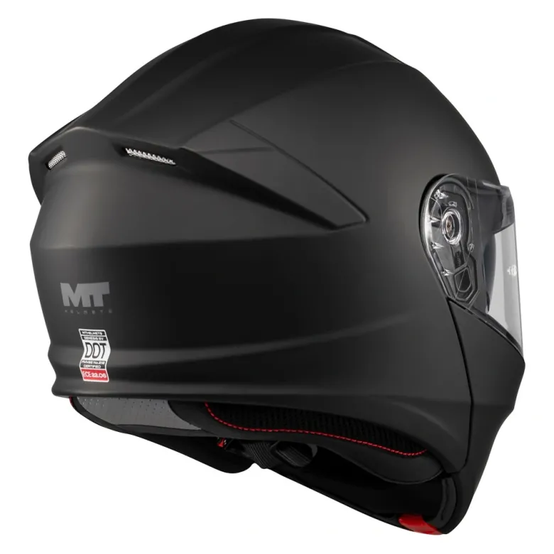 Kask szczękowy MT GENESIS SV PURE MATT BLACK czarny mat