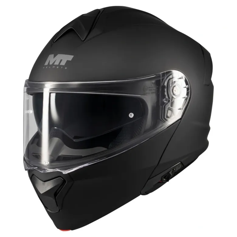 Kask szczękowy MT GENESIS SV PURE MATT BLACK czarny mat