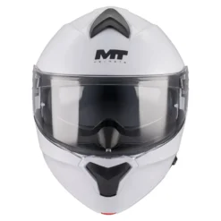 Kask szczękowy MT GENESIS SV PURE GLOSS WHITE biały