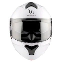 Kask szczękowy MT GENESIS SV SOLID GLOSS PEARL WHITE biały