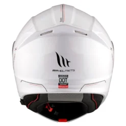 Kask szczękowy MT GENESIS SV SOLID GLOSS PEARL WHITE biały