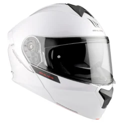 Kask szczękowy MT GENESIS SV SOLID GLOSS PEARL WHITE biały