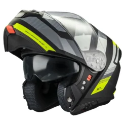 Kask szczękowy MT GENESIS SV STROKE GREY/WHITE/YELLOW BLACK szary biały żółty