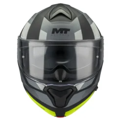 Kask szczękowy MT GENESIS SV STROKE GREY/WHITE/YELLOW BLACK szary biały żółty