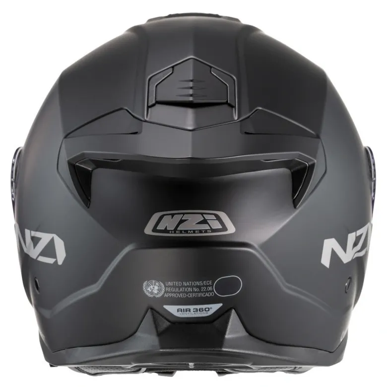 Kask szczękowy NZI COMBI 3 DUO MATT BLACK czarny mat