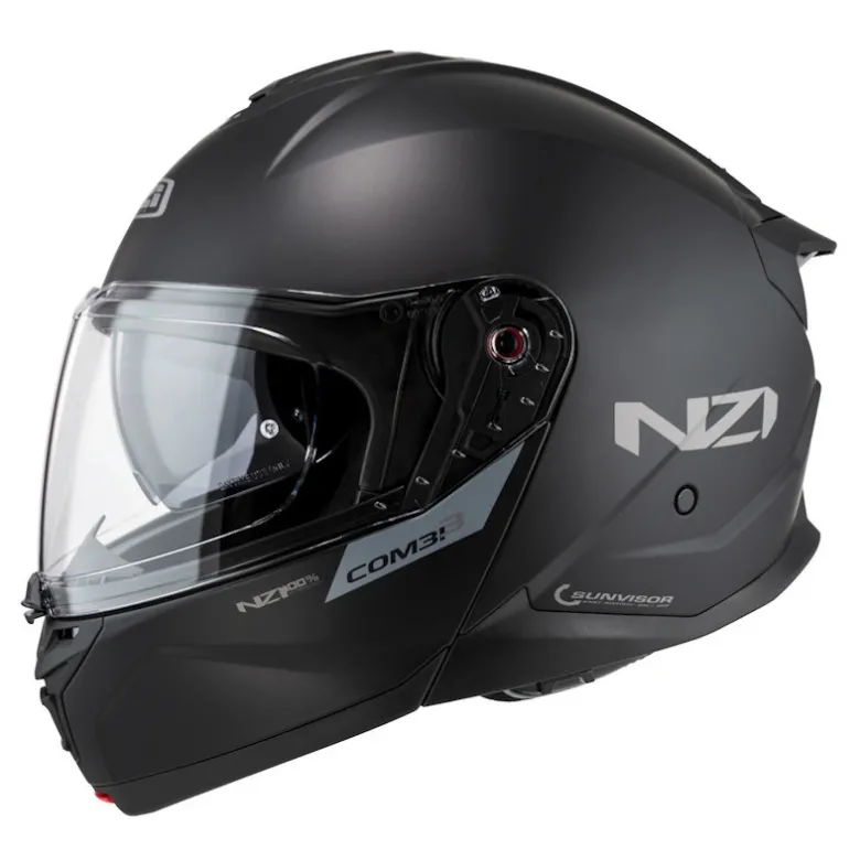 Kask szczękowy NZI COMBI 3 DUO MATT BLACK czarny mat