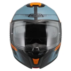 Kask szczękowy NZI COMBI 3 DUO METRIC ANTRACITE BLUE MATT szary niebieski