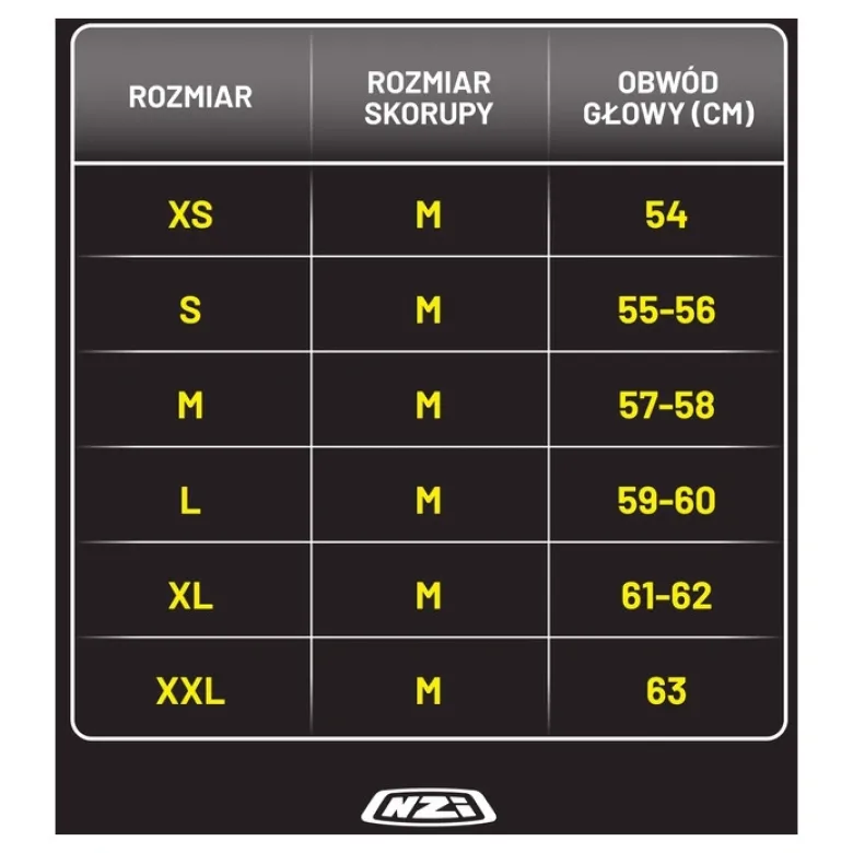 Kask szczękowy NZI COMBI 3 DUO METRIC BLACK RED MATT czarny czerwony