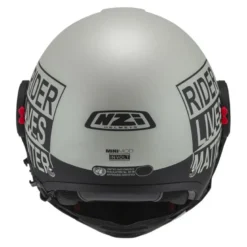 Kask szczękowy NZI MINIMOD INVOLT GREY BLACK GREY MATT szary czarny