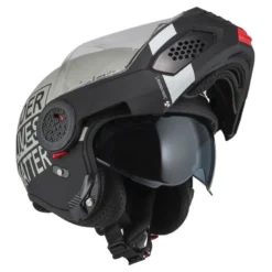 Kask szczękowy NZI MINIMOD INVOLT GREY BLACK GREY MATT szary czarny