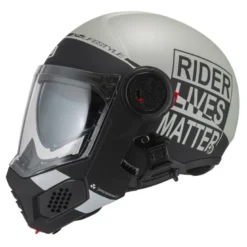 Kask szczękowy NZI MINIMOD INVOLT GREY BLACK GREY MATT szary czarny