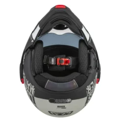Kask szczękowy NZI MINIMOD INVOLT GREY BLACK GREY MATT szary czarny