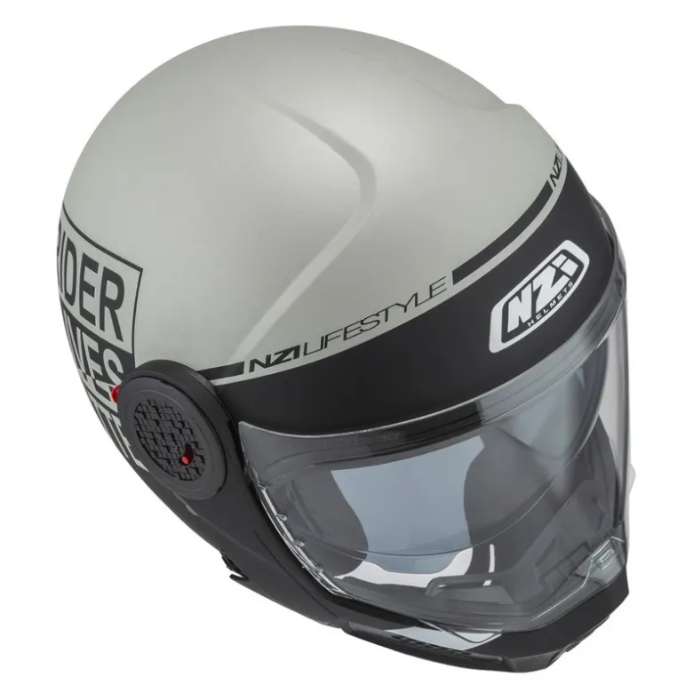 Kask szczękowy NZI MINIMOD INVOLT GREY BLACK GREY MATT szary czarny