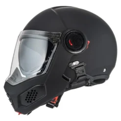 Kask szczękowy NZI MINIMOD MATT BLACK czarny mat