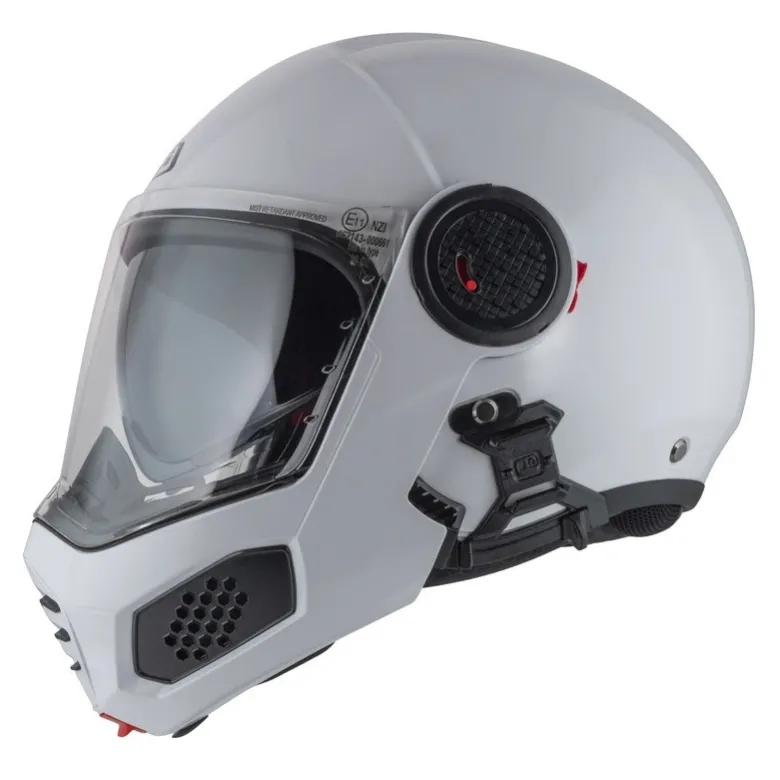 Kask szczękowy NZI MINIMOD PEARL WHITE biały