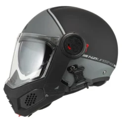 Kask szczękowy NZI MINIMOD SMART BLACK ANTRACITE MATT czarny szary