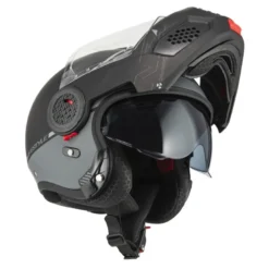 Kask szczękowy NZI MINIMOD SMART BLACK ANTRACITE MATT czarny szary