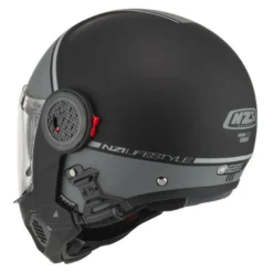 Kask szczękowy NZI MINIMOD SMART BLACK ANTRACITE MATT czarny szary