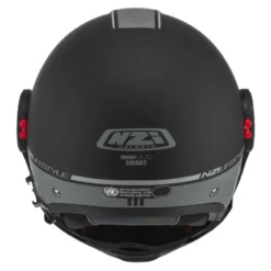 Kask szczękowy NZI MINIMOD SMART BLACK ANTRACITE MATT czarny szary
