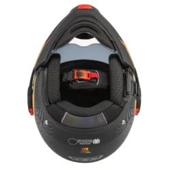 Kask szczękowy NZI MINIMOD WATSON BLACK ANTRACITE MATT szary czarny