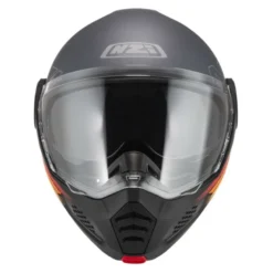 Kask szczękowy NZI MINIMOD WATSON BLACK ANTRACITE MATT szary czarny