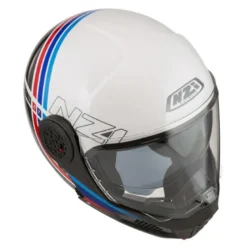 Kask szczękowy NZI MINIMOD WATSON WHITE BLACK POWER biały czarny