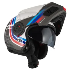Kask szczękowy NZI MINIMOD WATSON WHITE BLACK POWER biały czarny