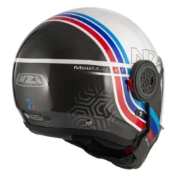 Kask szczękowy NZI MINIMOD WATSON WHITE BLACK POWER biały czarny