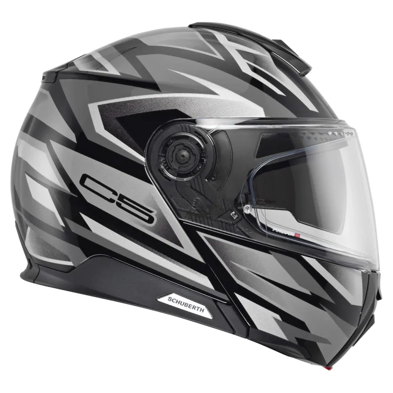Kask szczękowy SCHUBERTH C5 ECE ZENITH BLACK szary biały czarny
