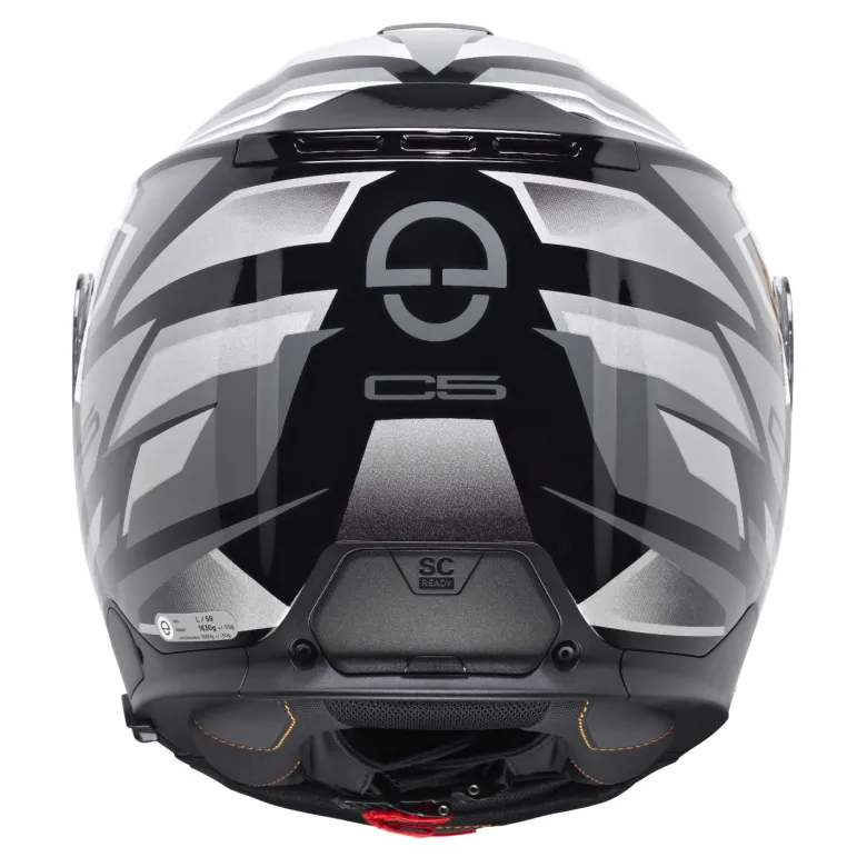 Kask szczękowy SCHUBERTH C5 ECE ZENITH BLACK szary biały czarny