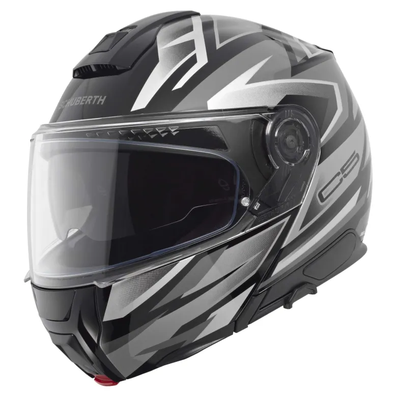 Kask szczękowy SCHUBERTH C5 ECE ZENITH BLACK szary biały czarny