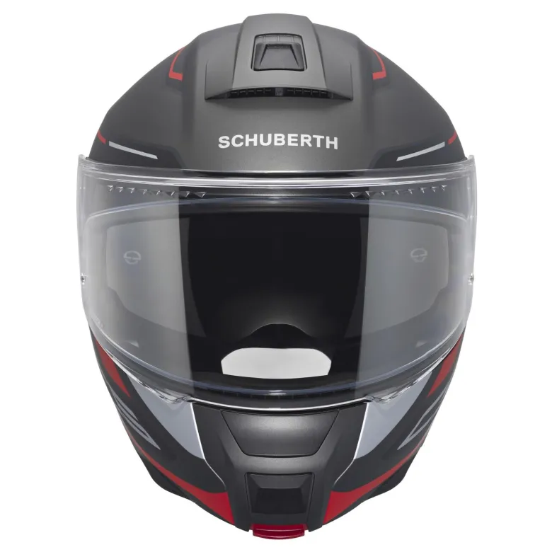 Kask szczękowy SCHUBERTH C5 ECE OMEGA ANTHRACITE czarny szary czerwony