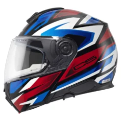 Kask szczękowy SCHUBERTH C5 ECE ZENITH BLUE biały niebieski czerwony