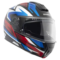 Kask szczękowy SCHUBERTH C5 ECE ZENITH BLUE biały niebieski czerwony
