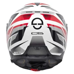 Kask szczękowy SCHUBERTH C5 ECE ZENITH RED biały czerwony czarny szary