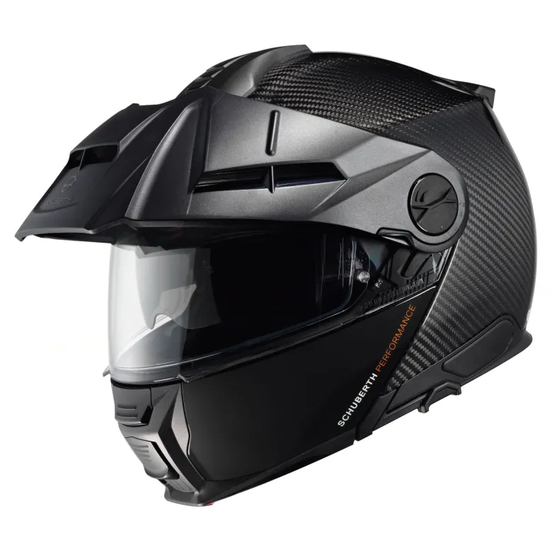 Kask szczękowy SCHUBERTH E2 CARBON ECE GLOSSY czarny