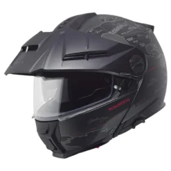 Kask szczękowy SCHUBERTH E2 ECE ATLAS ANTHRACITE czarny szary czerwony