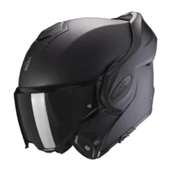 Kask szczękowy SCORPION EXO-TECH EVO SOLID MATT BLACK czarny mat