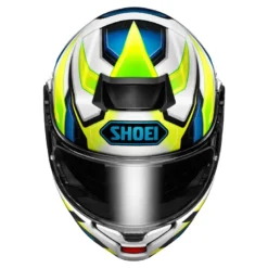 Kask szczękowy SHOEI NEOTEC 3 ANTHEM TC-3 biały żółty fluo niebieski