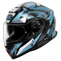 Kask szczękowy SHOEI NEOTEC 3 FRAGMENTS TC-2 czarny niebieski biały