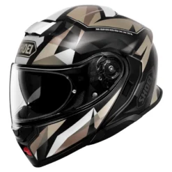Kask szczękowy SHOEI NEOTEC 3 FRAGMENTS TC-10 czarny biały brązowy